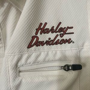 Women’s Harley Davidson button up short sleeve shirt